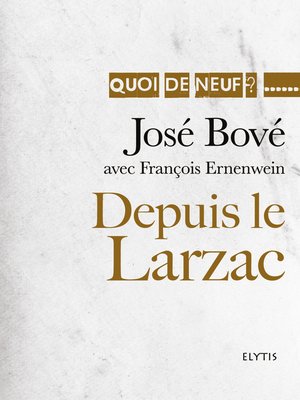 cover image of Depuis le Larzac
